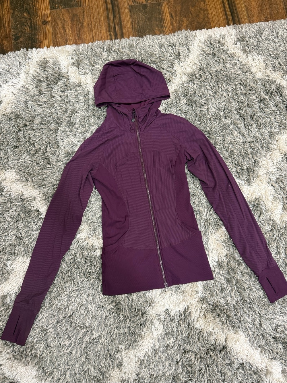 lululemon athletica Purple Hooded Full-Zip Jacket